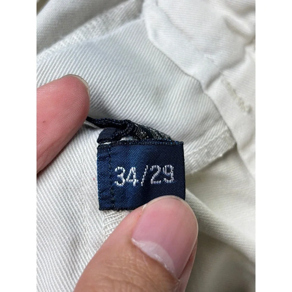Polo Ralph Lauren Philip Pant Mens 34x27 Gray Cotton Classic Chino Straight Leg